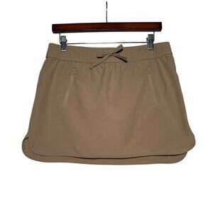 Magellan Fish Gear Skort Womens S Khaki Lined Activewear Outdoors Fishing Casual